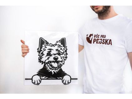 Jorkšírský teriér 13 dřevěná dekorace na zeď