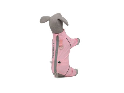 Packy pláštěnka pro psa (Barva Růžová, Délka zad psa 39, Obvod hrudníku 46 - 52 cm)