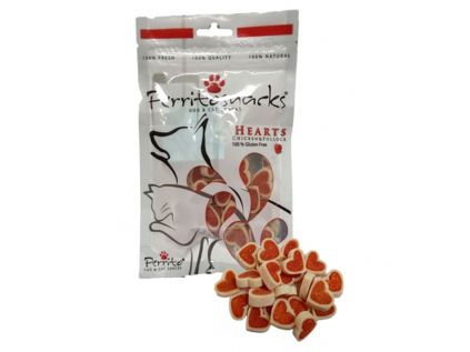 Perrito srdíčka pro psy z kuřecího masa s rybou | 50g